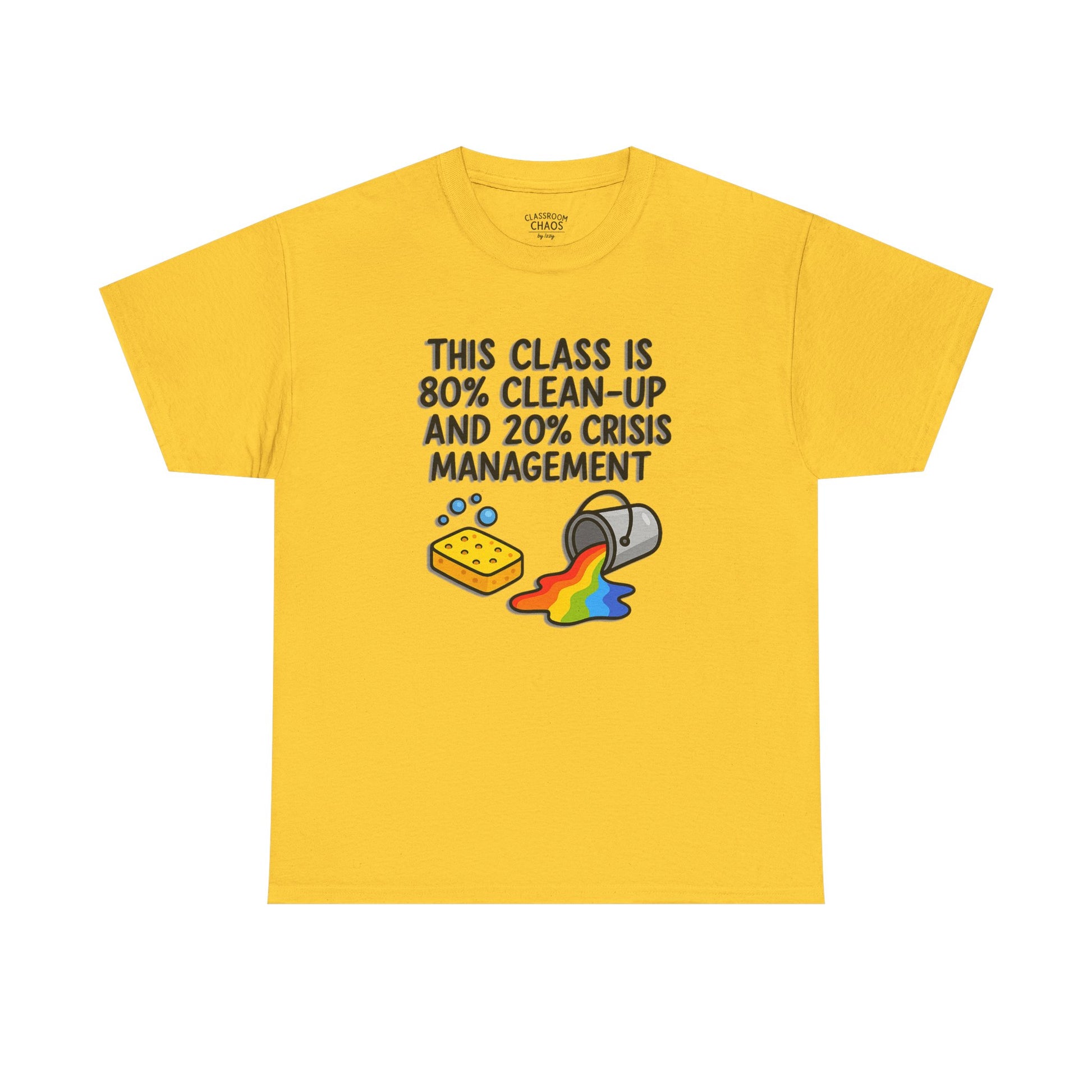 Art Teacher: 80% Clean-Up, 20% Crisis Management
